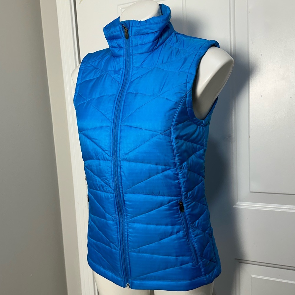 Women's Blue Quilted Vest